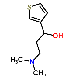 (S)-N,N-二甲基-3-羟基-3-(2-噻吩基)丙胺结构式