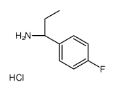 (R)-1-(4-Fluorophenyl)propan-1-amine hydrochloride Structure
