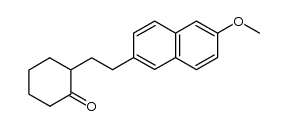 2-(2-(6-methoxynaphthalen-2-yl)ethyl)cyclohexanone结构式