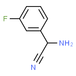 2-amino-2-(3-fluorophenyl)acetonitrile structure