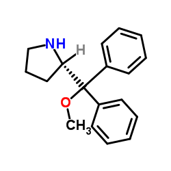 (S)-2-(甲氧基二苯甲基)吡咯烷结构式