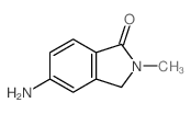 5-氨基-2-甲基异吲哚啉-1-酮结构式