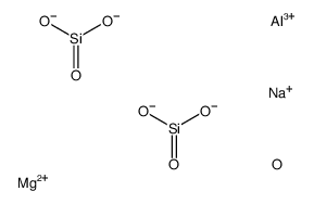 Silicic acid, aluminum magnesium sodium salt Structure