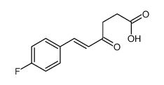 6-(4-fluorophenyl)-4-oxohex-5-enoic acid Structure