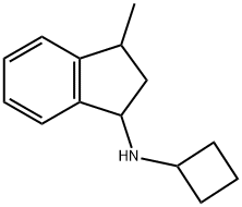 Cyclobutyl-(3-methyl-indan-1-yl)-amine Structure