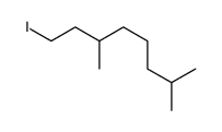 1-iodo-3,7-dimethyloctane Structure