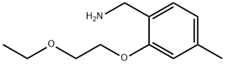 [2-(2-ethoxyethoxy)-4-methylphenyl]methanamine Structure