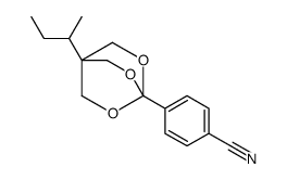 4-(1-butan-2-yl-3,5,8-trioxabicyclo[2.2.2]octan-4-yl)benzonitrile结构式