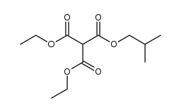 diethyl isobutyl methanetricarboxylate Structure