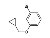 1-溴-3-(环丙基甲氧基)苯结构式