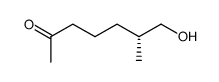 2-Heptanone, 7-hydroxy-6-methyl-, (R)- (9CI)结构式