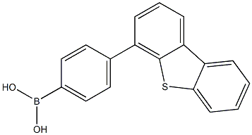 [4-(4-二苯并噻吩基)苯基]硼酸结构式