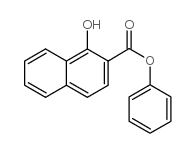 1-羟基-2-萘甲酸苯酯结构式