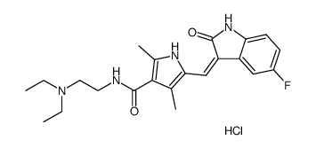 sunitinib hydrochloride Structure