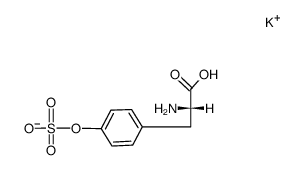 potasium salt of O-sulfotyrosine结构式