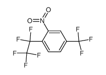 4-Pentafluoroethyl-3-nitro-benzotrifluoride Structure