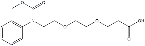 Cbz-NH-PEG2-C2-acid结构式