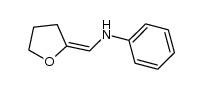 (E)-1-(dihydrofuran-2(3H)-ylidene)-N-phenyl methanamine结构式