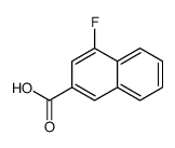 4-fluoronaphthalene-2-carboxylic acid Structure