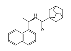 (R)-N-(1-(naphthalen-1-yl)ethyl)adamantane-1-carboxamide结构式