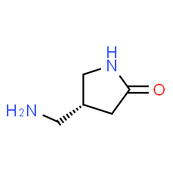 (4R)-4-(aminomethyl)pyrrolidin-2-one Structure