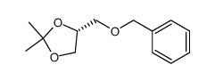 (R)-4-苄氧甲基-2,2-二甲基-1,3-二氧戊环结构式