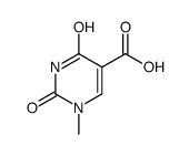 1-methyl-2,4-dioxopyrimidine-5-carboxylic acid结构式