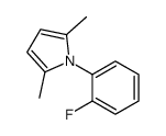 1-(2-fluorophenyl)-2,5-dimethylpyrrole结构式
