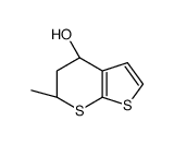 (4R,6S)-6-Methyl-5,6-dihydro-4H-thieno[2,3-b]thiopyran-4-ol structure