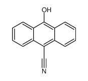 10-hydroxyanthracene-9-carbonitrile结构式