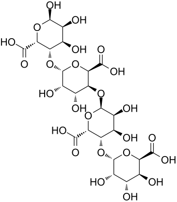 L-古罗糖醛酸四糖结构式