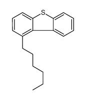 1-hexyldibenzothiophene Structure