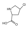 (2S,4S)-4-chloropyrrolidine-2-carboxylic acid Structure