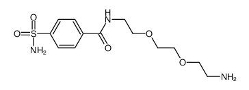N-[2-[2-(2-aminoethoxy)ethoxy]ethyl]-4-sulfamoylbenzamide Structure