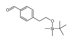 4-[2-[[(1,1-二甲基乙基)二甲基甲硅烷基]氧基]乙基]苯甲醛结构式