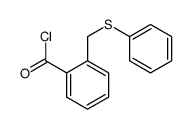2-(phenylsulfanylmethyl)benzoyl chloride Structure