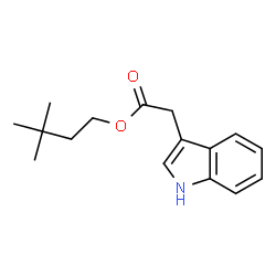 3,3-dimethylbutyl indole-3-acetate structure