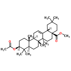 3-Acetyloleanolic acid methyl ester Structure