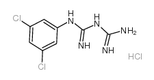 1-(3,5-二氯苯基)双胍 盐酸盐结构式