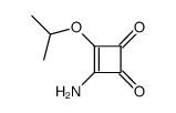 3-Cyclobutene-1,2-dione,3-amino-4-(1-methylethoxy)-(9CI)结构式