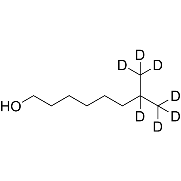7-Methyl-d3-1-octyl-7,8,8,8-d4 Alcohol Structure