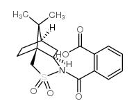 N-(2-羧基苯甲酰)-(-)-10,2-樟脑磺内酰胺结构式