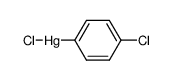 4-chlorophenylmercury chloride结构式