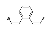 (Z,Z)-o-bis(β-bromovinyl)benzene结构式