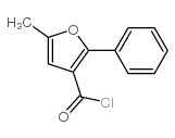 5-甲基-2-苯基-3-呋喃甲酰氯结构式