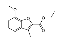 ethyl 7-methoxy-3-methylbenzofuran-2-carboxylate Structure