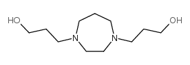 N,N'-二(3-羟基丙基)高哌嗪结构式