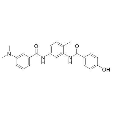 3-(二甲基氨基)-N-[3-[(4-羟基苯甲酰基)氨基]-4-甲基苯基]苯甲酰胺图片