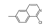1-氯-6-甲基异喹啉结构式