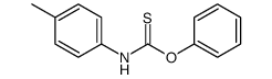 O-phenyl N-(4-methylphenyl)carbamothioate结构式